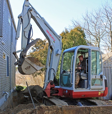 Scott Frank Septic construction excavator
