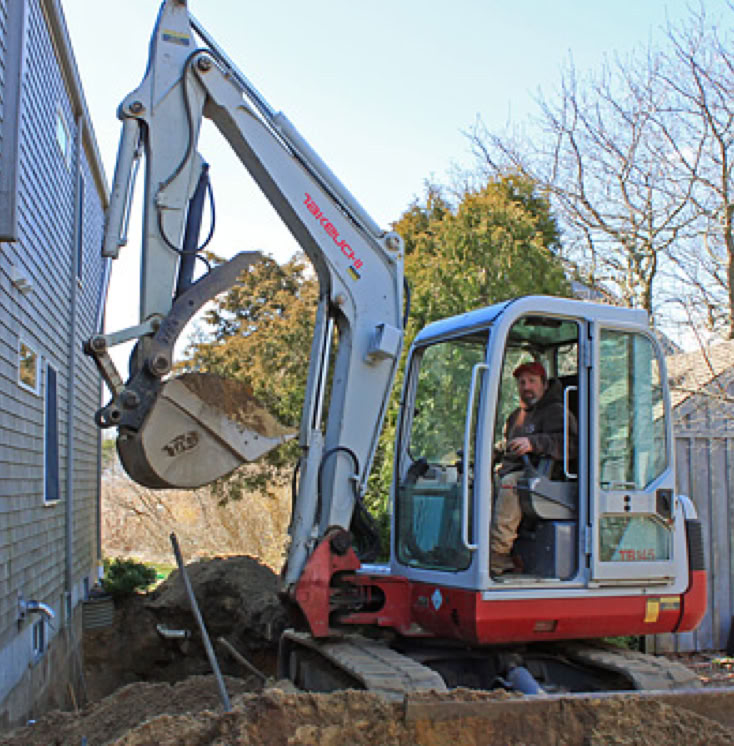 Scott Frank Septic construction excavator