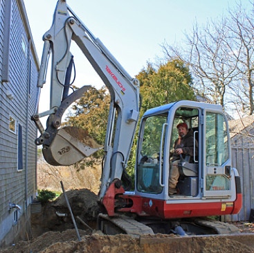 Scott Frank Septic construction excavator